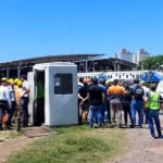 VIDEO: realizaron un simulacro en la Ferroautomotora de Mar del Plata