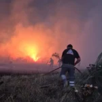 Incendio en El Marquesado: bomberos sofocaron foco de gran magnitud