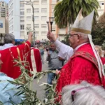 Giobando encabezó el Domingo de Ramos y habló a fieles