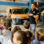 Chicos de jardín de infantes visitaron el cuartel de Defensa Civil