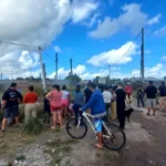 Operativo de desalojo en José Hernández con fuerte presencia policial