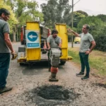 Neme valoró los trabajos de bacheo que se ejecutan: “Mantenemos el orden y prevenimos situaciones de peligro”