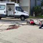 Murió un motociclista tras chocar contra un camión en Bermejo y Vértiz