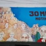 La Municipalidad aclaró por qué se tapó el mural de la calle 25 de Mayo