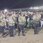 Una multitud acompañó la recreación del desembarco argentino en Malvinas