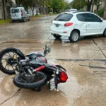 Un motociclista resultó herido tras un choque en avenida Libertad
