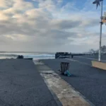 Un temporal cargado de furia del mar: “Quizás está rota el 50% de la Plazoleta de las Américas”