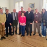 Dirigentes gremiales y Monseñor Giobando coincidieron en la preocupación por el desempleo y la pobreza en la ciudad