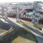 Las imágenes aéreas que muestran el estado de la Galería de Granos que será demolida en el Puerto