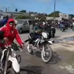 Operativo policial en el Cementerio Parque de Mar del Plata por una impactante caravana de motos