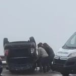 Volcó un auto en la Ruta 11: una persona herida