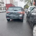 Choque en cadena en Independencia y Colón: tres vehículos involucrados