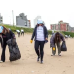Limpieza de playas: Personal recolectó 288 kilos en Mar del Plata