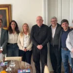 Directivos de SADOP y Monseñor Giobando analizaron las condiciones laborales en escuelas privadas