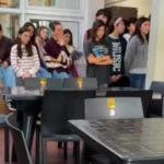 El Colegio Illia inauguró un nuevo espacio para estudiantes definido en el presupuesto participativo