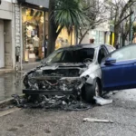 Se incendió un vehículo en Güemes y Avellaneda