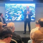 Martín Sala recibió un diploma de honor del Senado por la exposición Atlantic Real Estate