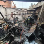 Bomberos extinguieron un incendio en el galpón de una vivienda de Gaboto al 5.600